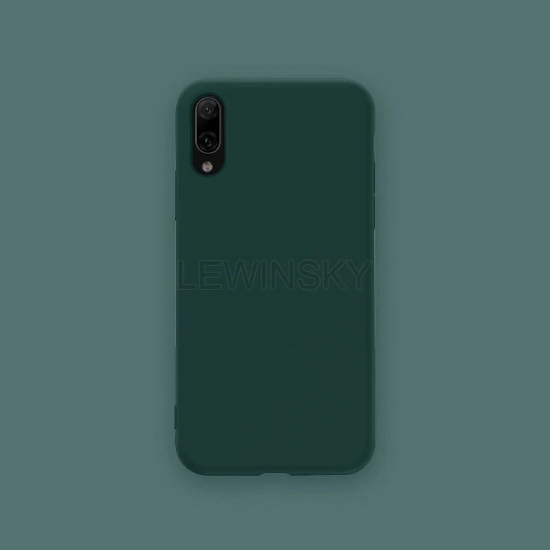 Силиконовый матовый чехол ярких цветов для Honor 9X9 10 lite 8X 8A View 20 7C 7A Pro Чехол из мягкого ТПУ Ультратонкий чехол для телефона