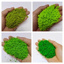 30 G/zak Simulatie Boom Poeder Model Toy Army Green Ho Trein Building Miniatuur Diy Scene Maken Materiaal Groene Plant Getuft