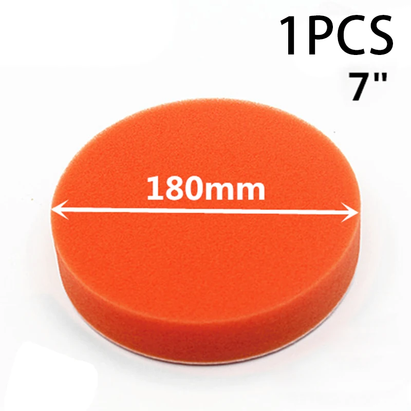 180mm7inchFlatSpongePolishingPadForCarPolishingBuffingAngle