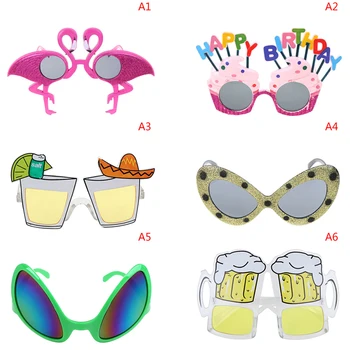 

Wholesale Cartoon Party Sunglasses Women Men Festival Shows Funny Wedding Glasses Summer Beach Take Photo Eyewear