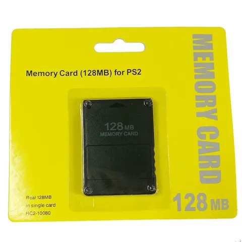 PS2 8MB/16MB/32MB/64MB/128MB/256MB Memory Card Memory Expansion Cards for Sony Playstation 2 PS2 Black Memory Card