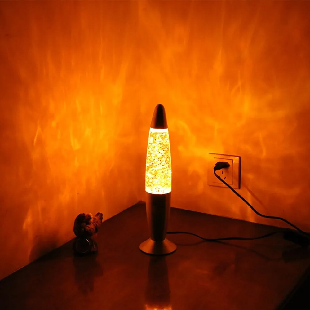 Алюминиевая основа Лава Вощеная лампа жидкая паста светильник инновационный декоративный светильник Медузы светильник для спальни ночной Светильник Вощеная лампа