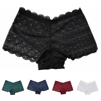 

Sexy Safety Pants Ladies Anti-Lighting Full Lace Lace Ladies Boxer Briefs