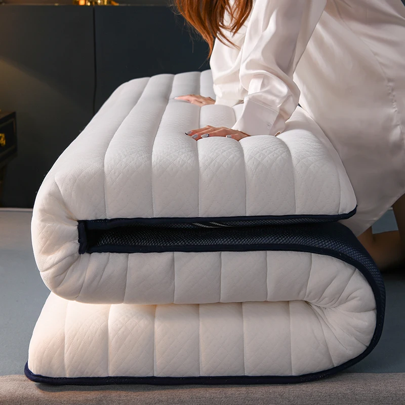 High grade Thicken Latex Mattress 8cm Memory foam filling Tatami King Queen Full Size Keep warm winter Comfortable cushion | Мебель