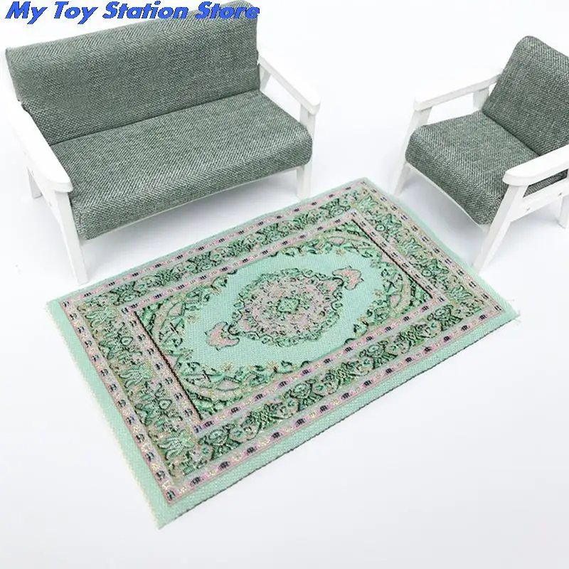Woven Hand Turkish Rugs Doll House Mini Carpet Mat Miniature Casa De Boneca For 1:12 Scale DIY Dollhouse Accessories Kit | Игрушки и