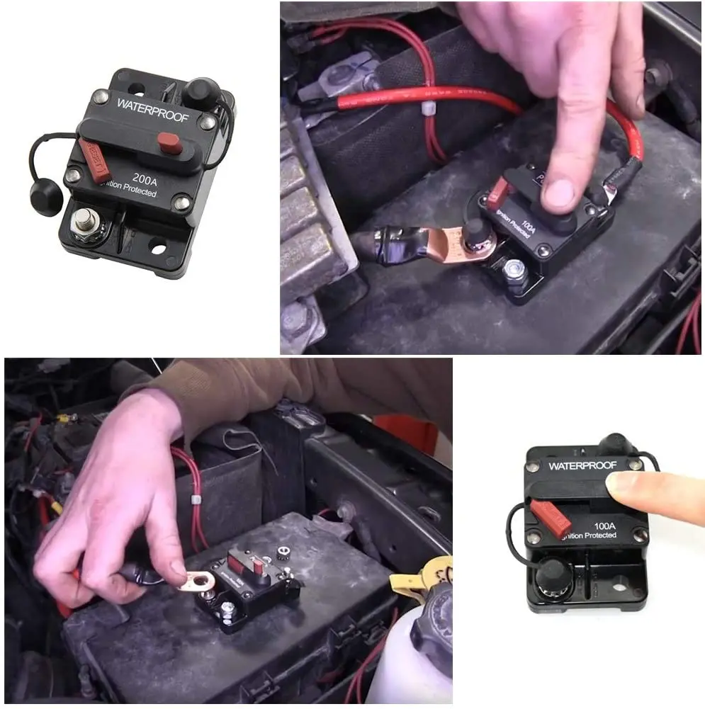 Interruttore Automatico Da 150 A Con Ripristino Manuale Interruttore Automatico Impermeabile Cc 12 V 48 V Interruttore Automatico In Linea Per Auto Barca Camion Camper E Sistemi Audio 91966552
