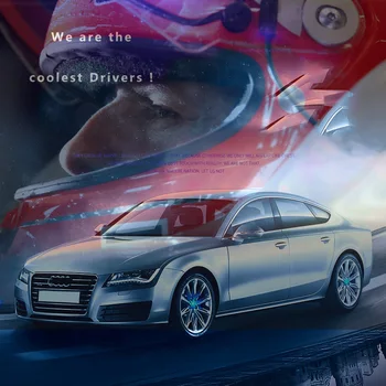 

Wheel Center Cap for BMW 68MM BBS Center Cap Led Lights Wheel Sticker Emblem Magnetic Suspension Led Floating Wheel Cap