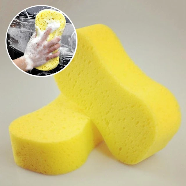 22cm Portable 8 Shape Car Glass Washing Cleaner Wax Sponge Foam