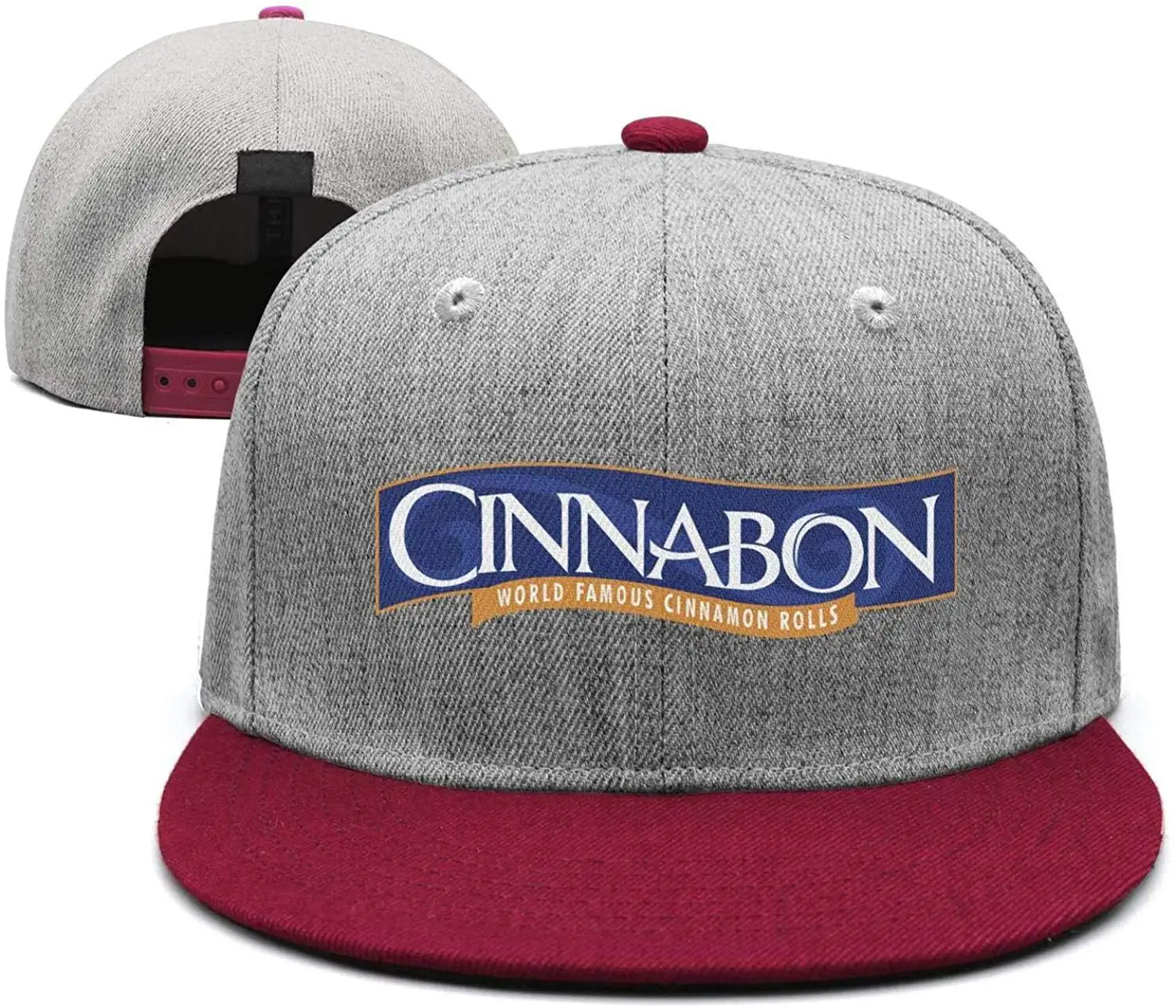 Унисекс Cinnabon-Snapback шапки Регулируемая Кепка Хип-хоп шапки