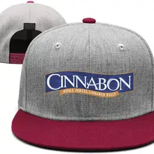 Унисекс Cinnabon-Snapback шапки Регулируемая Кепка Хип-хоп шапки