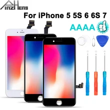 AAAA 3D сенсорный экран ЖК-дисплей для iPhone 7 6 6 S 5S 5 ЖК-дисплей дигитайзер без битых пикселей Сенсорный экран Замена