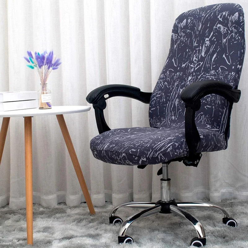 

Office Rotating Computer Chair Cover Elastic Chair Cover Anti-dirty Removable Lift Chair Case Covers for Meeting Room Seat Cover