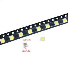 50 ПК-диоды ТВ ПОДСВЕТКА 1 Вт 3 в 3535 SMD светодиодный Televisao холодный белый 100lm 3535 3537 холодный белый Подсветка ЖК-подсветка для ремонта телевизора