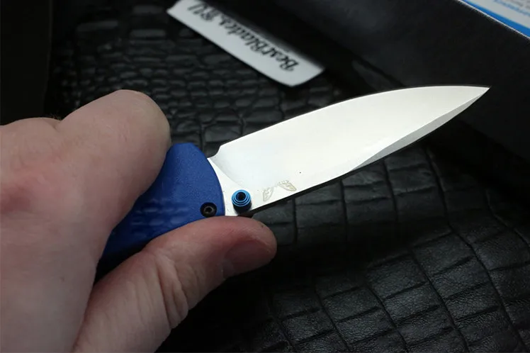 Best folding knives  BM 535 folding knife Nylon fiberglass handle folding knife camping survival tool EDC small tool AXIS system