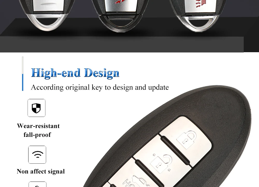 Keyforkess 3/4BTN Shell chiave a distanza per auto per Nissan Cube Juke Versa Note x-trail Qashaqai Sunny Juke Altima TIIDA Murano Maxima Old 11 Keyforkess 3/4BTN Shell chiave a distanza per auto per Nissan Cube Juke Versa Note x-trail Qashaqai Sunny Juke Altima TIIDA Murano Maxima Old - H02f8d045b9904cd184461304660c199ec