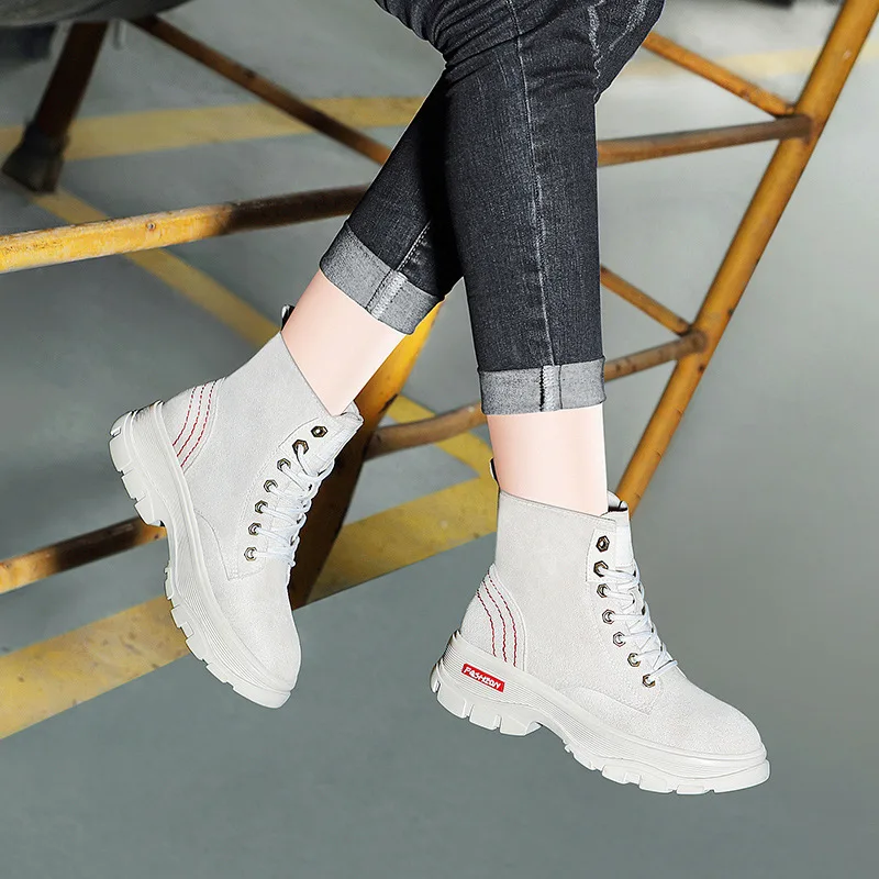 

Martin Boots Women's British-Style Thick Bottomed Short Boots 2019 Autumn & Winter New Style Students Women's Boots WOMEN'S Shoe