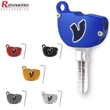 Cubierta Universal de llave CNC para motocicleta, carcasa de protección de llaves para Vespa GTS GTV 250 300 LX LXV 50 150 Sprint S 50/150 2018 2017