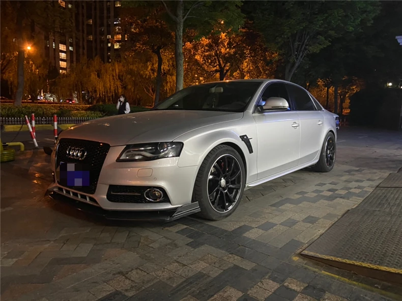 Для Audi A4 S4 A5 S5 B8 B8.5 2008 2016 передний бампер диффузор спойлер Высокое качество ABS