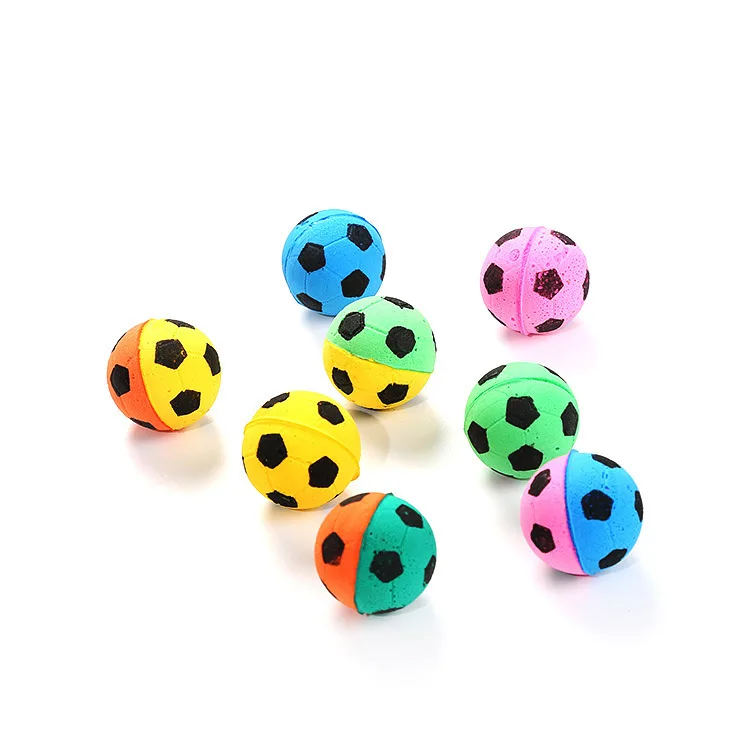 

Pet Plush Sponge Ball Toy Dog Interactive Rolling Football Bite-resistant Exercise Toy(color Random)