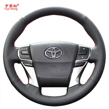 

Car Steering Wheel Covers Case for Toyota MARK X REIZ 2010-2013 Hand-stitched Artificial Leather Cover