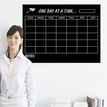 

60*45cm PVC Waterproof Blackboard Sticker Movable Children Graffiti Writing Black Board