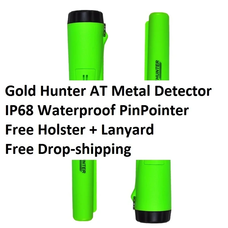 

Gold Hunter AT PRO PinPointer Metal Detector Handheld Metal Detector Underground gold detector PinPointer with holster