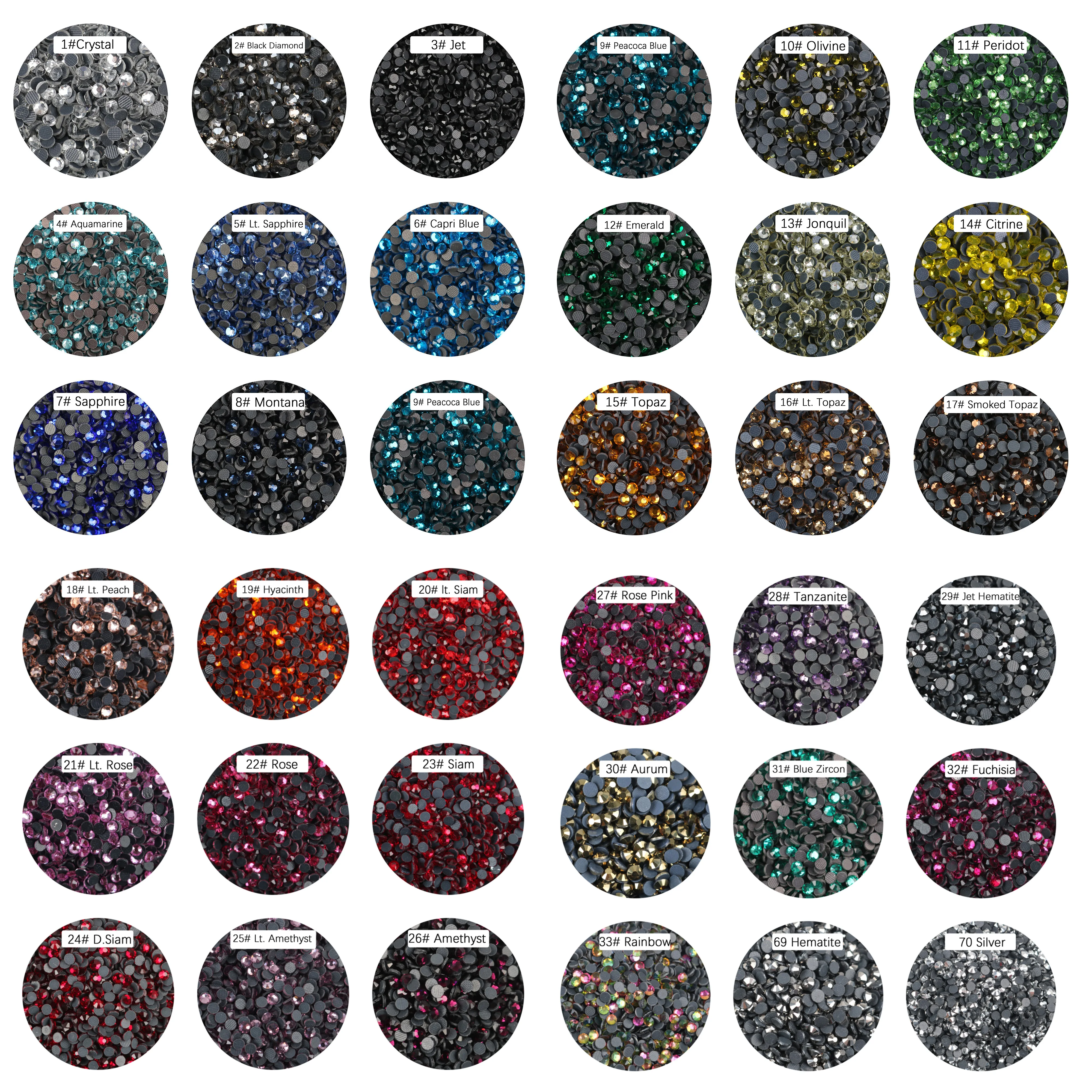 1000 Gross 140,000Pcs  bulk Wholesale Big Pack DMC Hotfix Rhinestones   Crystal Glass  Better Stone With Glue On Stones