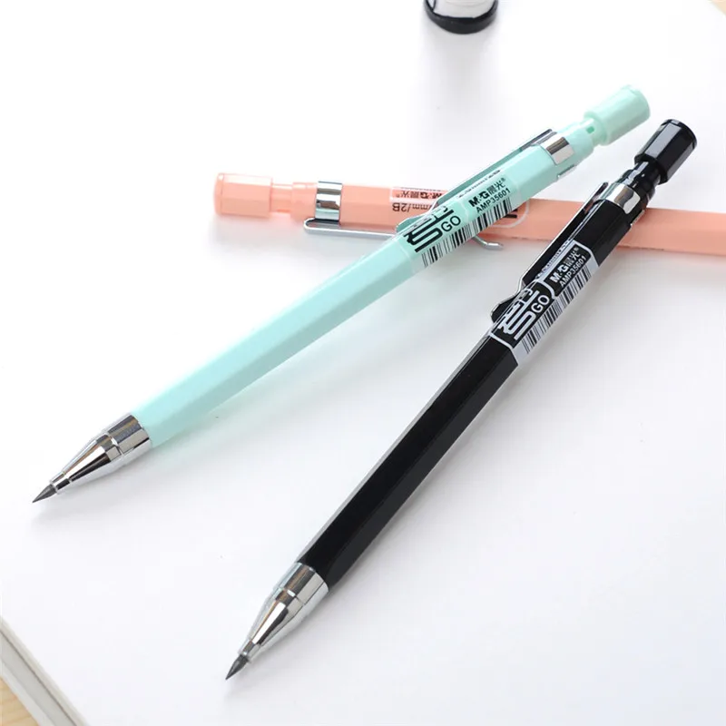 2.0mm Candy Color Mechanical Pencil Drawing Writing 2B Propelling Pencils for Kids Girl Gift School Supplies Students Stationery - Цвет: 1pc Pencil Random