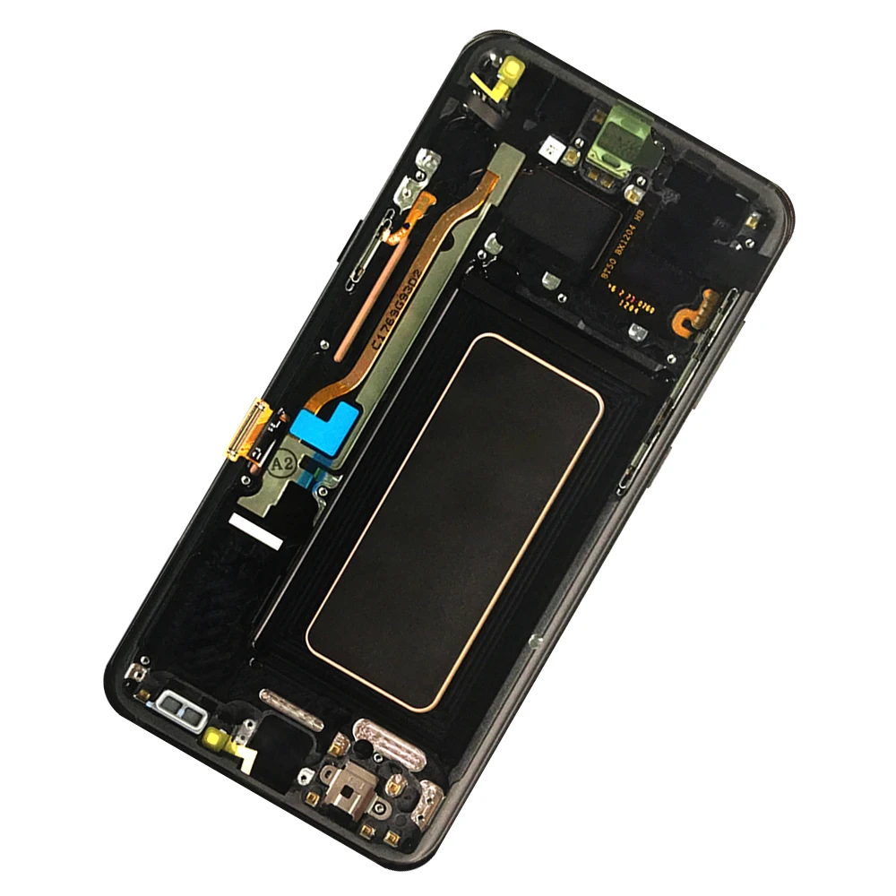 Супер AMOLED lcd S8 Plus G955 G955F G955A G955T дисплей протестированный рабочий сенсорный экран рамка в сборе для samsung Galaxy lcd