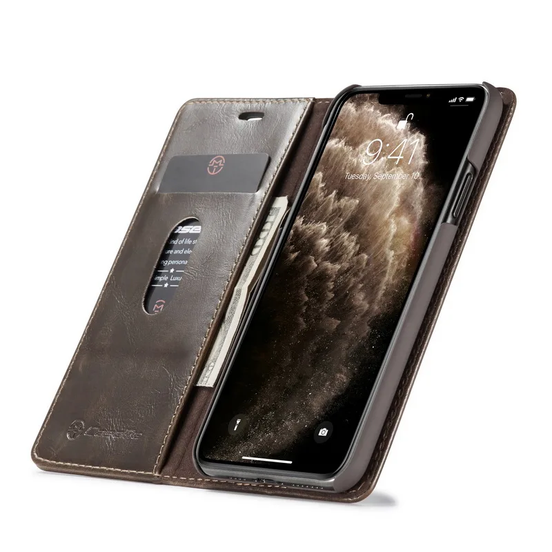 Премиум pu кожаный чехол-кошелек для iPhone 11 Pro Max XS XR 8 7 чехол с подставкой Держатель для карт ID Слот для iPhone 11 6 6 S Capa