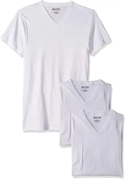 

SY27111 Men's Cotton Stretch V Neck T-Shirt, 3 Pack