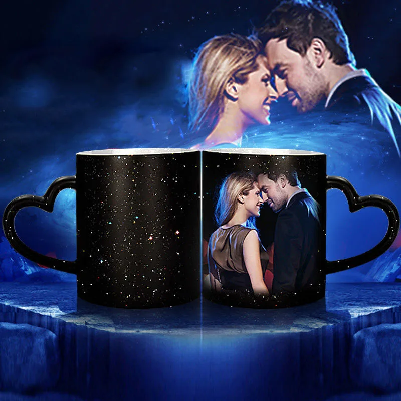 Заказная звезда меняющая цвет чашка творческая личность Сделай Сам нагревающая