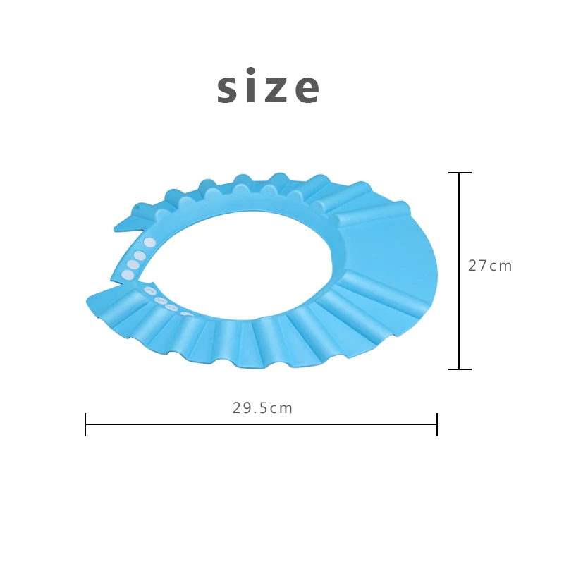 Регулируемая детская шапочка для душа, козырек, защита от мытья волос, защита от шампуня, защита ушей и глаз, шапка для малышей, детей, младенцев