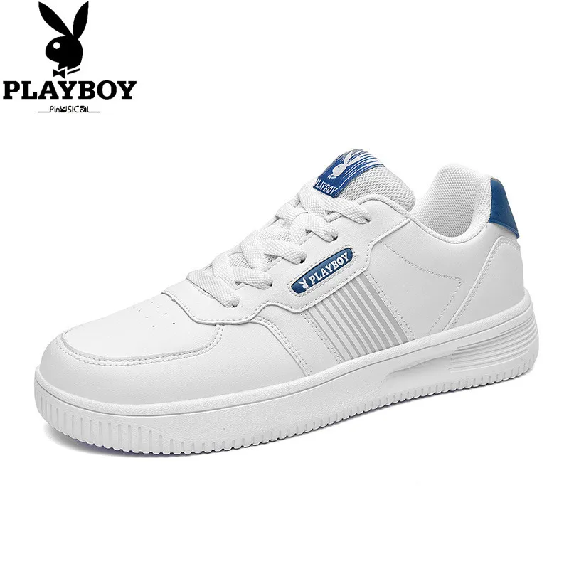 

PLAYBOY MEN'S SHOES 2019 Autumn New Style Fashion Sports Footwear Men Trend Versatile Shoes White Shoes