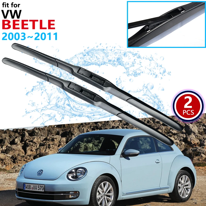 Tergicristallo Per Volkswagen Vw New Beetle 2003 ~ 2011 2004 2005 Beetle A5 Parabrezza Anteriore Tergicristalli Lama Accessori Auto