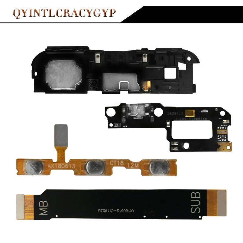 

Phone Parts For Xiaomi Redmi 6 Pro Power On/Off Volume Button Main flex For Redmi 6 Pro Loud Speaker Charging Port