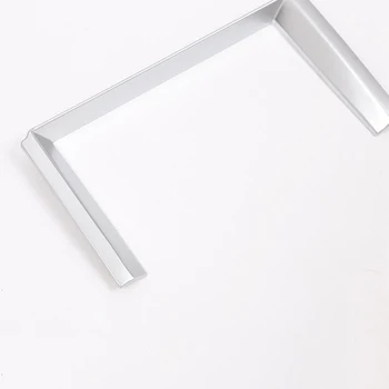 

For Land Rover Frame Cover Trim GPS Navigation Frame Cover Trim Silver ABS