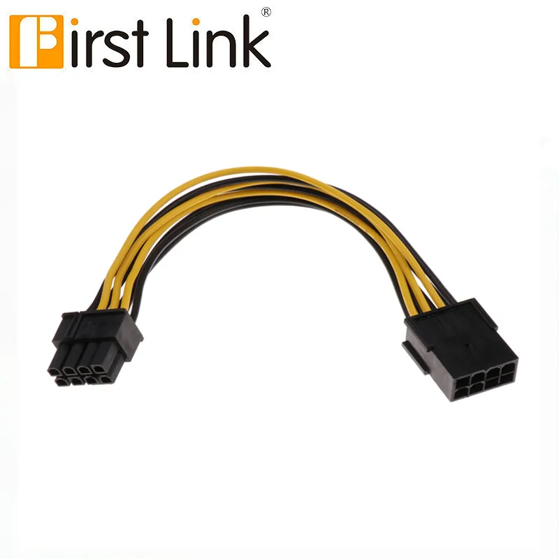 

PCIE8EX-8 8inch 8 pin to 8(6+2) pin PCI Express Video Card Power Extension Cable, M/F