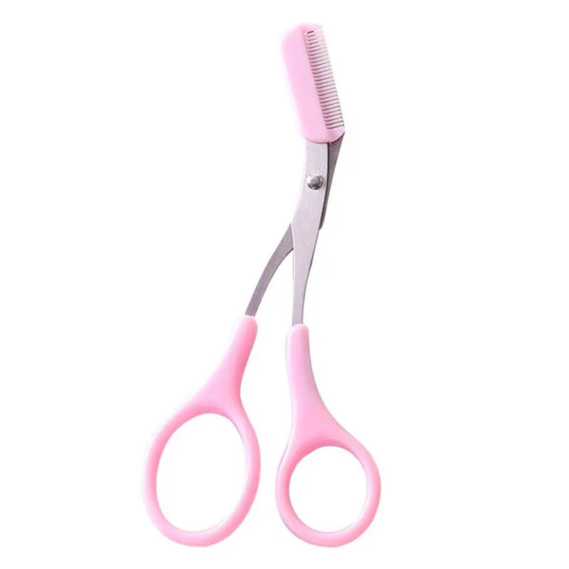 Eyebrow Trimmer Scissor with Comb Facial Hair Removal Grooming Shaping Shaver Cosmetic Makeup Accessories Makeup Tool 4