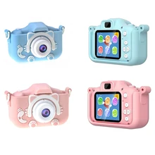 Nouvelle caméra numérique colorée X5S HD pour enfants, dessin animé, bricolage, petit SLR, double caméra, Mini jouet, cadeau de noël