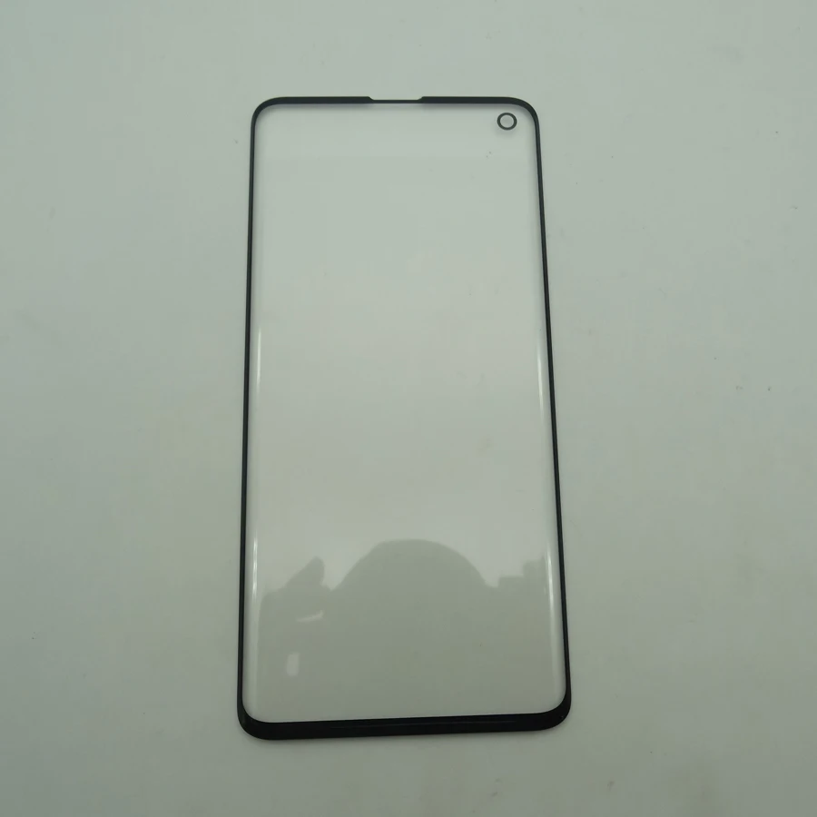 5 шт./лот lcd Передний сенсорный экран Стекло Внешний объектив с OCA клей для samsung Galaxy S10 G973 G973F внешнее стекло+ oca пленка