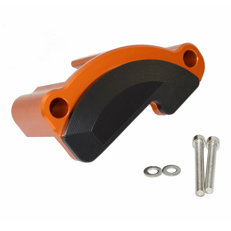QMSTART Racing Left Engine Cover Stator Guard Crash Pad Slider Protector For KTM Adventure 1050 1090 1190 RC8 R Super Duke 1290 motorcycle engine cover engine cover protector engine guard