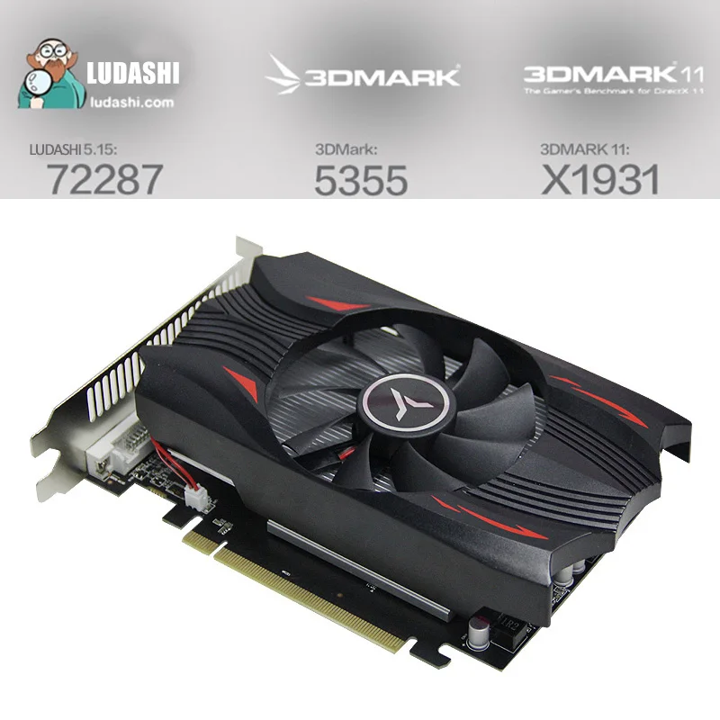 Yeston mini RX560D-4G D5 TA Display Card 128bit GPU 4GB GDDR5 Gaming Desktop Display Graphics Card For VGA/DVI-D/HDMI PCI-E 3.0