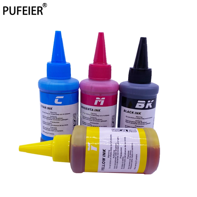 100ML Black Cyan Mangenta Yellow PGI1400 Dye Ink Refill For Canon MAXIFY MB2340 MB2040 MB2140 MB2740 Inkjet Printer BK C M Y