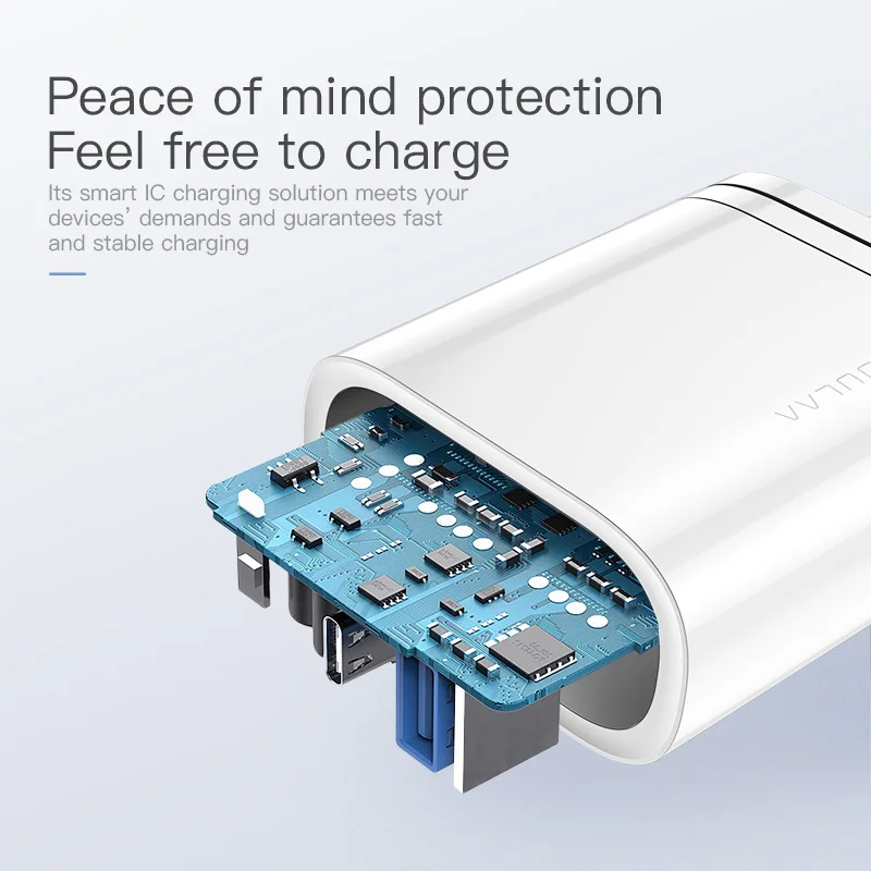 KUULAA 36 Вт USB зарядное устройство Quick Charge 4,0 PD 3,0 быстрое зарядное устройство US EU переходник супер зарядное устройство для iPhone 11 X XR XS 8 Xiaomi Mi 9