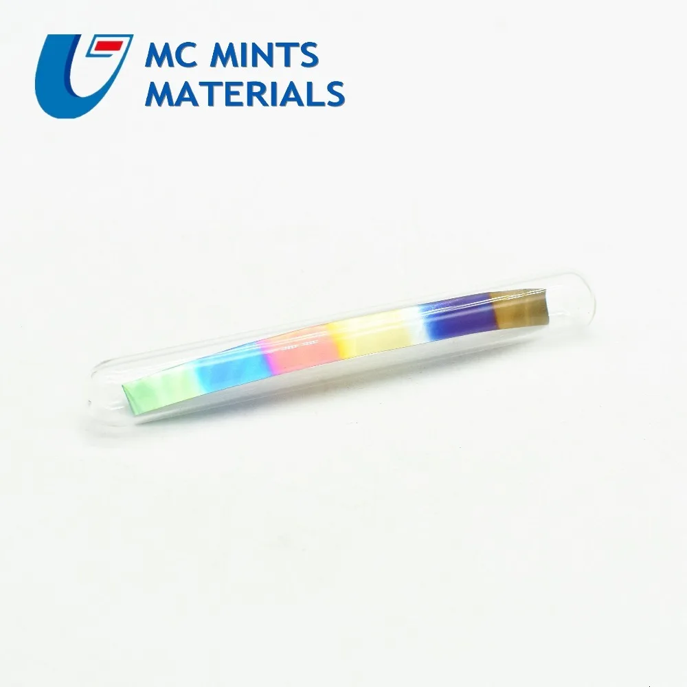 Металл Радуга Niobium герметичная плотность Nb многоцветный Чистый для коллекции элементов лаборатории Хобби DIY ремесла дисплей стекло герметичный