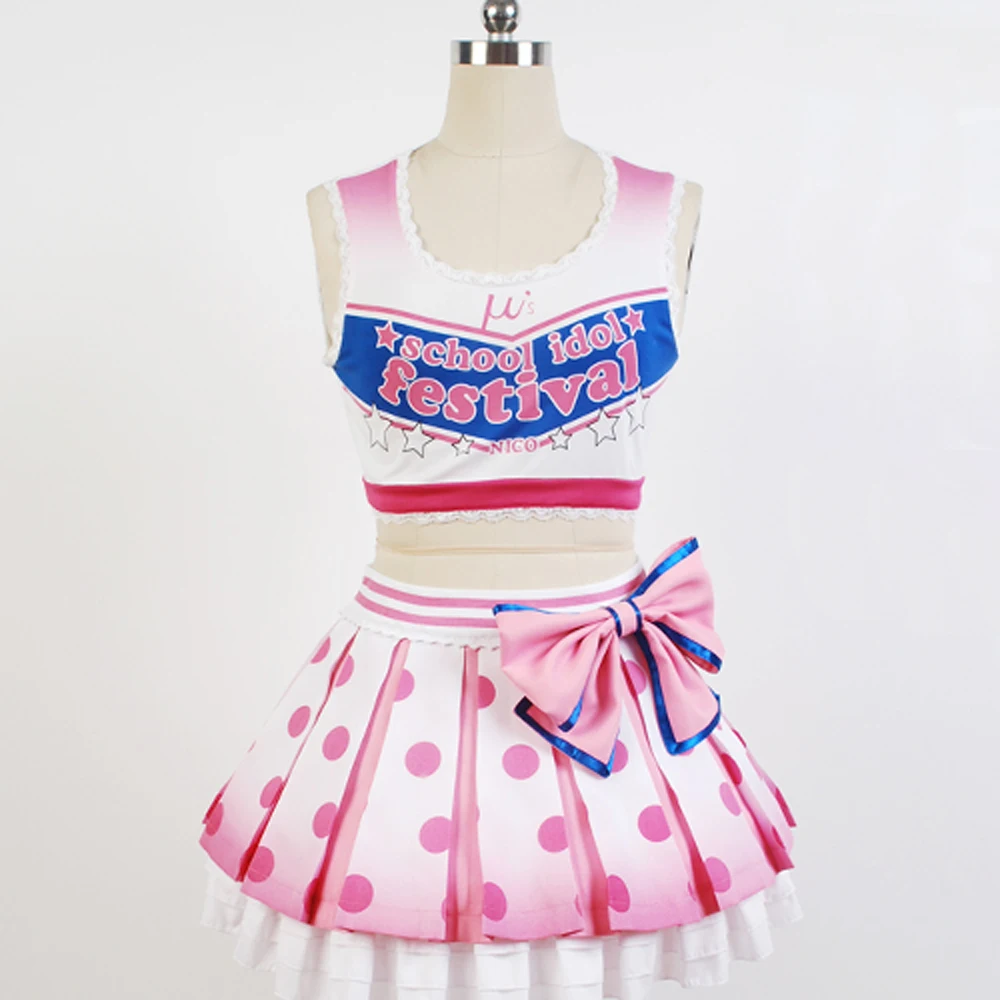 LoveLive_Love_Live_Yazawa_Niko_Cheerleaders_Cosplay_Costume_Anime_Halloween_Costumes_For_Women_Free_