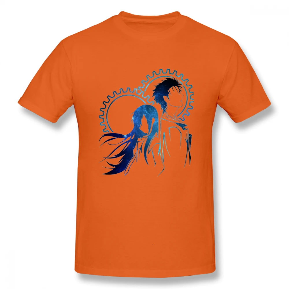 Orange One yona для мужчин Okabe And Kurisu Steins Gate футболка новая футболка модная повседневная футболка - Цвет: Orange