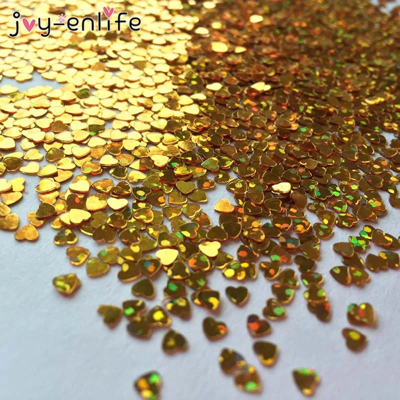 

Joy-Enlife Multicolor 1000pcs Golden Heart Confetti for Wedding Birthday Party Valentine's Day Wedding Table Decoration Supplies