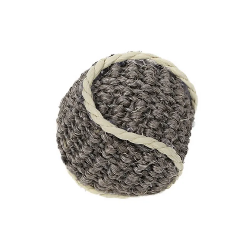 Dark khaki Интерактивные игрушки для кошек, забавный кот, шарик-игрушка для питомцев, веревка, плетеные шарики шарик-тизер, царапина, ловля домашних животных, игрушка для упражнений - Цвет: Dark khaki